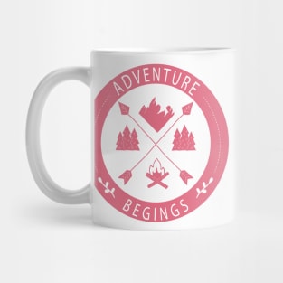 Adventure begins /nature Mug